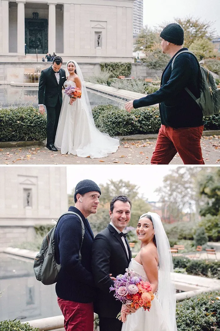 30 случаев, когда знаменитости случайно «ворвались» на чужие свадьбы 30 случаев, когда знаменитости случайно «ворвались» на чужие свадьбы