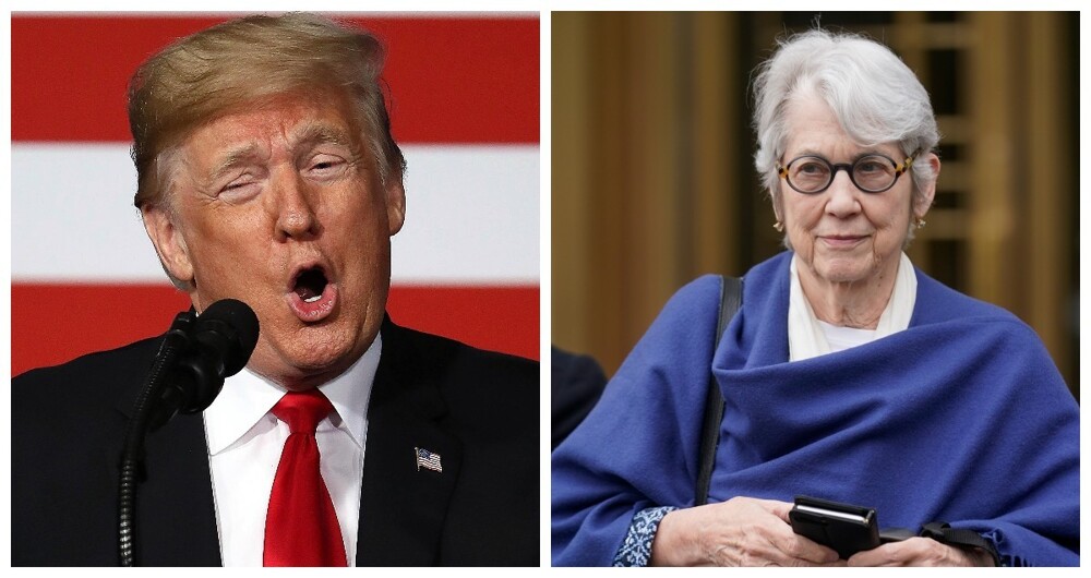 Трамп &quot;отжигает&quot; в суде по делу об изнасиловании 81-летней Джессики Лидс