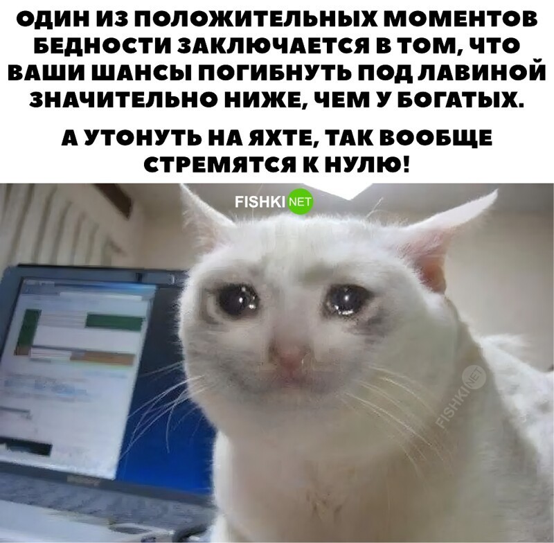 5. Зато велик шанс умереть с голода или от болезни