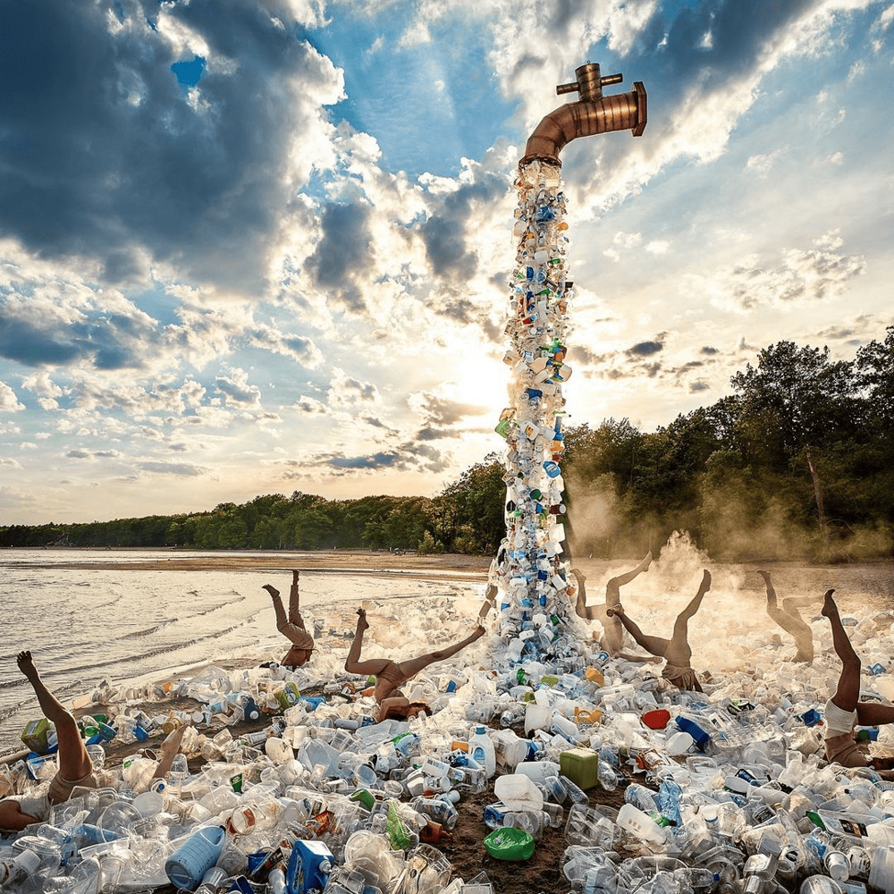 Фотограф показал обратную сторону эффектных и масштабных фотоинсталляций