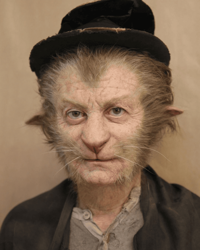 Ранняя версия грима Кота в «Пиноккио»