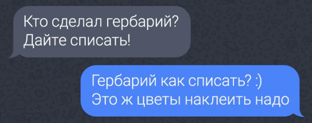 Подборка забавных переписок