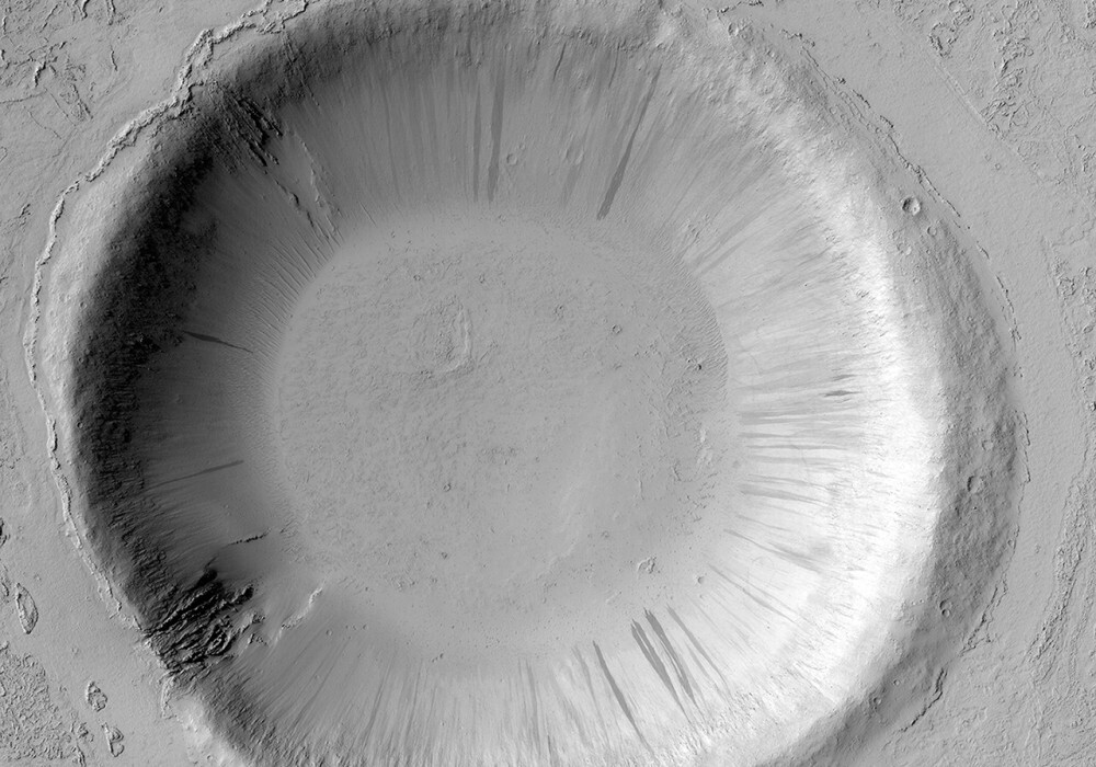&quot;Марс как искусство&quot; изображения, полученные космическим аппаратом Mars Reconnaissance Orbiter