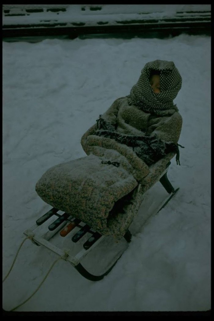 Фотография: Зимние катания на санках в СССР №42 - BigPicture.ru