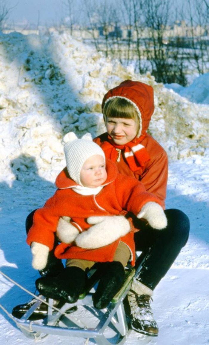 Фотография: Зимние катания на санках в СССР №43 - BigPicture.ru