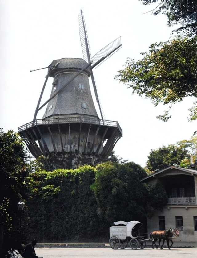 Мельница Сан-Суси. Потсдам, Германия, конец XIX, начало ХХ века.