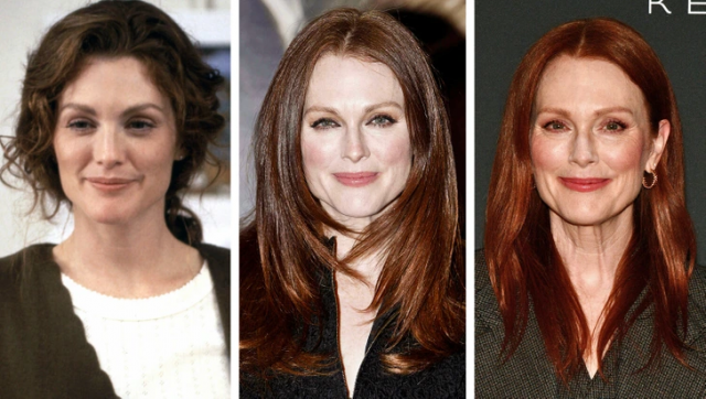 Джулианна Мур в 35, 49 и 63 года