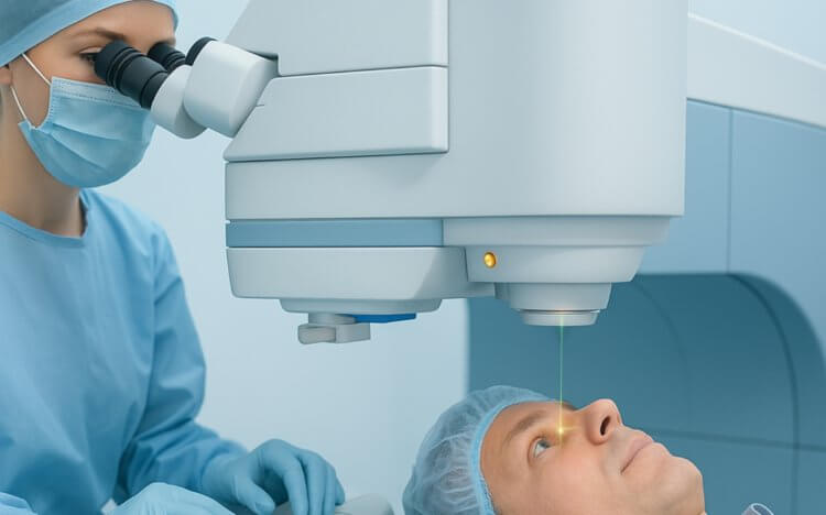 Новый способ лечения. Лазерная коррекция зрения имеет ряд недостатков. Фото.