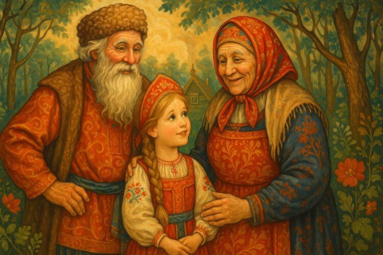 Почему в русских сказках у детей нет родителей, а только «дед и бабка». В русских сказках «дед и бабка» чаще всего обозначают не родных стариков, а собирательный образ простых крестьян. Фото.