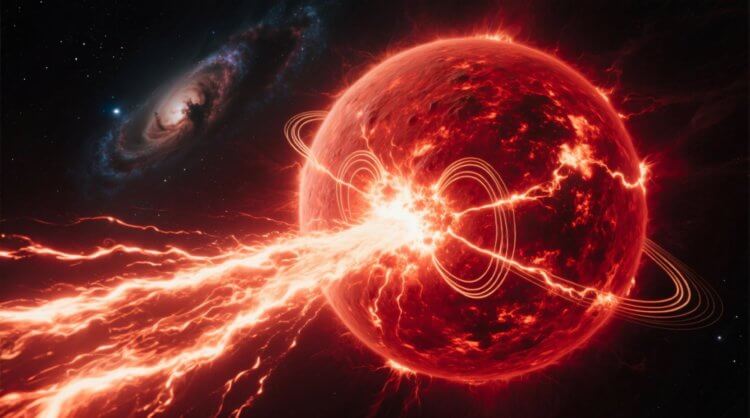 Первые намеки на атмосферу. Мощные вспышки на красных карликах способны уничтожить атмосферу планет. Первые намеки на атмосферу. Мощные вспышки на красных карликах способны уничтожить атмосферу планет. Фото.