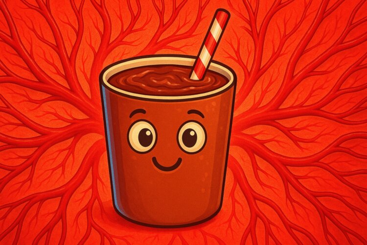 Сидите весь день за компьютером? Пейте какао — вот как оно помогает. Ученые объяснили, как какао может спасти сосуды удаленщиков. Фото.