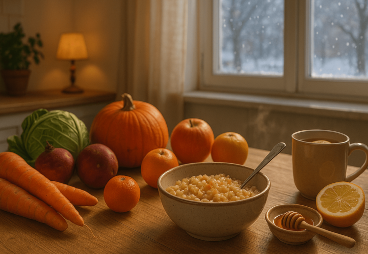 Овощи, которые сохраняют витамины зимой. Зимой организм работает на «резервном питании», но именно в это время он закладывает фундамент весенней бодрости. Поэтому ешьте ярко, спите достаточно и встречайте весну с запасом сил. Фото.