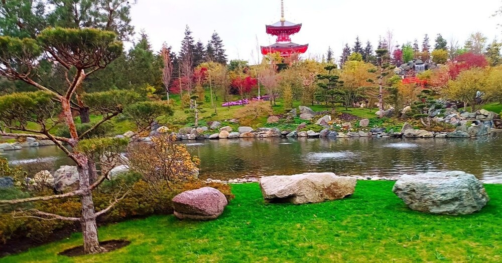 11. Японский сад в парке "Краснодар" города Краснодара 11. Японский сад в парке "Краснодар" города Краснодара