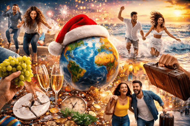 Вы точно не встречали Новый год так: странные и забавные традиции со всего мира. Самые странные новогодние традиции: как в мире встречают Новый год. Фото.