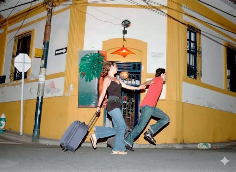 Виноград, тарелки и чемоданы: необычные новогодние традиции разных стран. Колумбийцы верят, что чем больше энтузиазма вложено в этот ритуал, тем больше шансов, что мечты о путешествиях станут реальностью. Источник изображения: ru.pinterest.com. Фото.