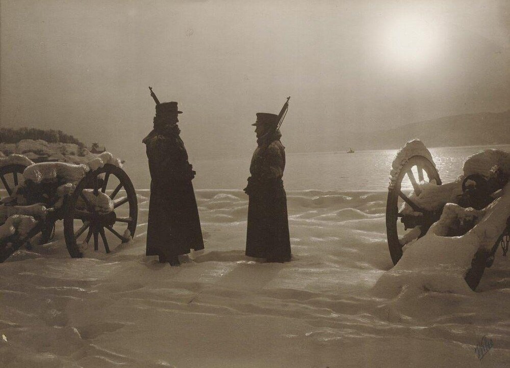 17. Смена караула в Норвегии, 1915 год 17. Смена караула в Норвегии, 1915 год