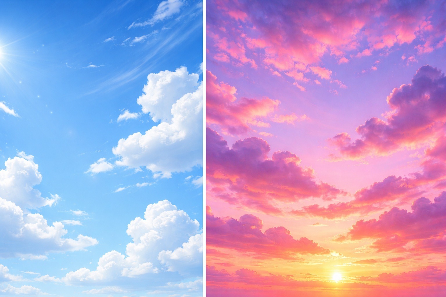 Почему небо голубое, а закаты красные: научные факты, которые вас удивят. Голубое небо — это не краска и не отражение океана, а триллионы молекул, разбрасывающих синий свет во все стороны. Фото.