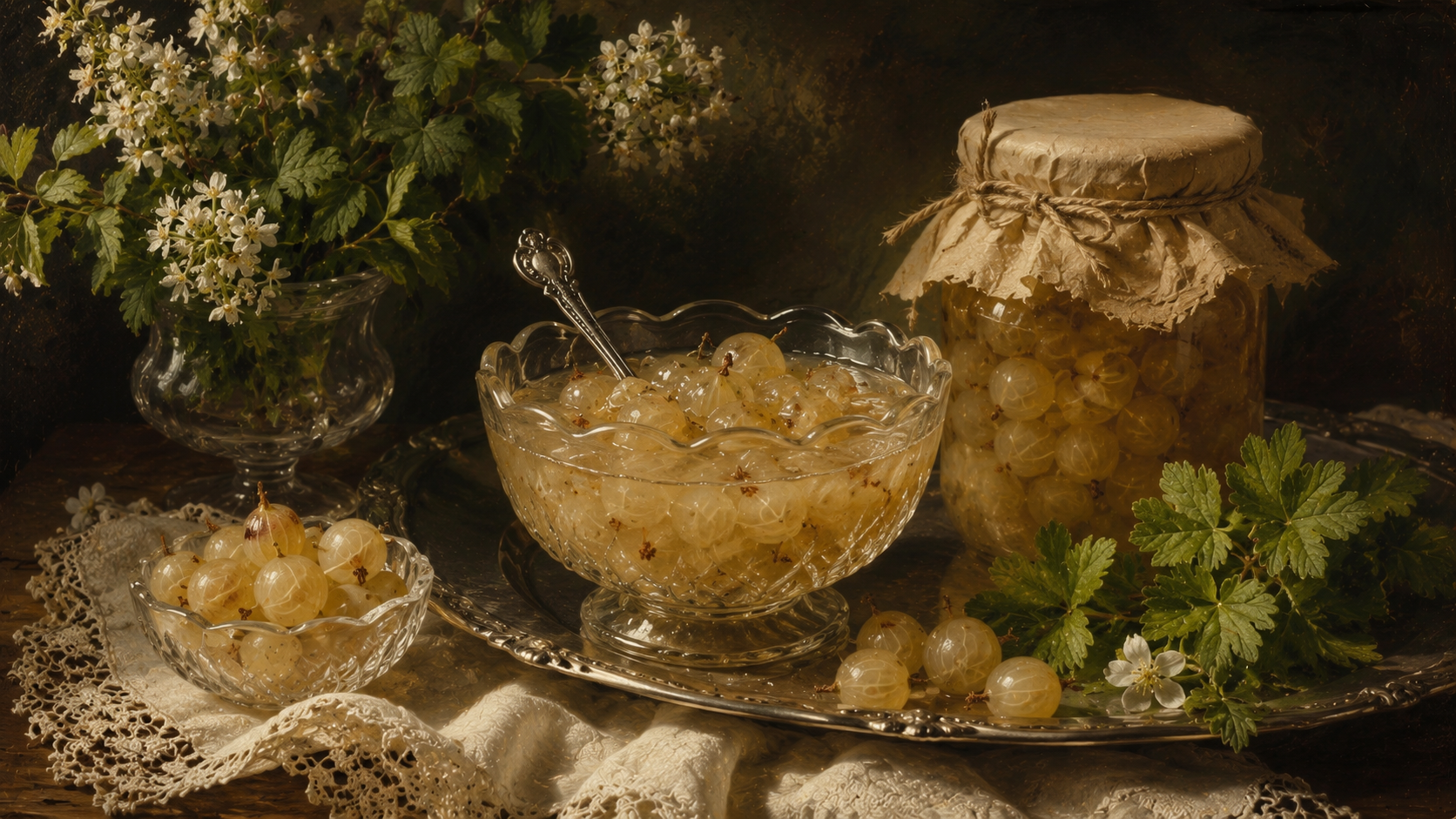 Варенье из белого крыжовника