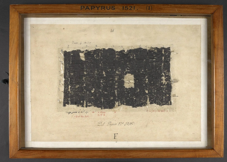 Папирус из Геркуланума | Источник: ©The British Library Board, via Wikimedia Commons